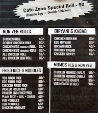 Cafe Zone menu 2