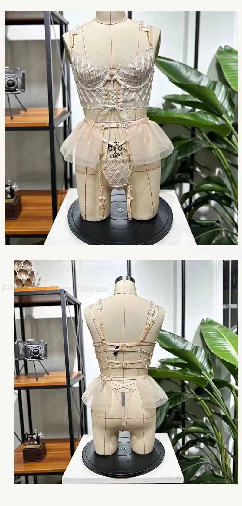 Title 3, Sexy ondergoed met cut-outs, veters en borduurs...