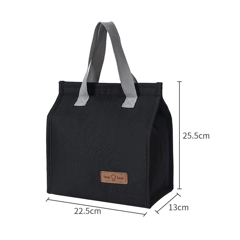 Bolsa Térmica Porta Marmita Estilo Japonês, Portátil, com Filme de Alumínio Espesso, Ideal para o Trabalho e Refeições
