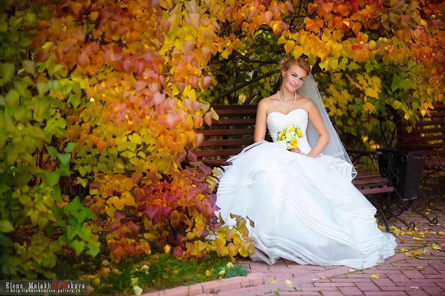 Fotografer pernikahan Elena Malakhovskaya (konfetarus). Foto tanggal 26 November 2014