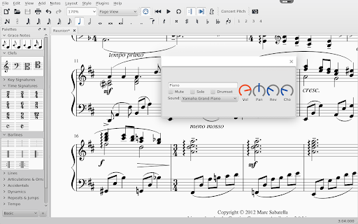 MuseScore on rollApp