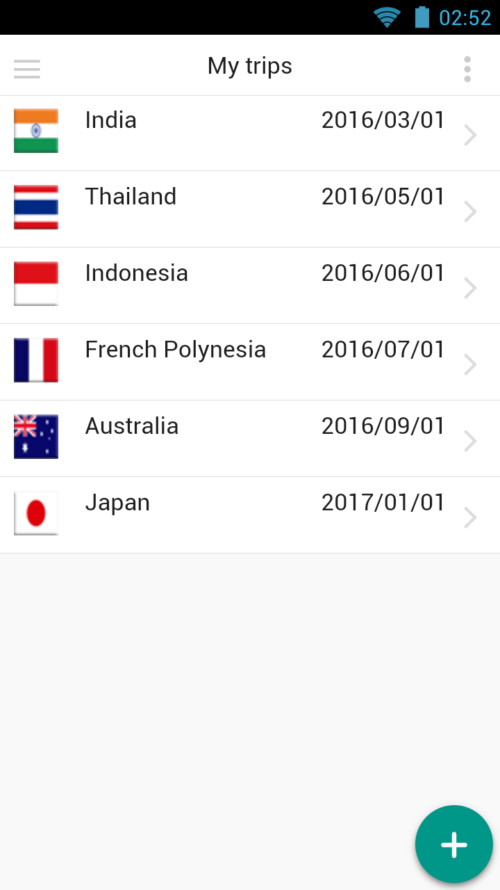 ApricoTrip Planner - Lite Screen 1