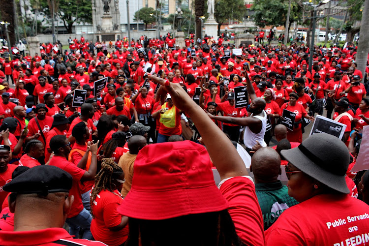 The EFF in Gauteng says it will picket until protesting members are released by police. File image.