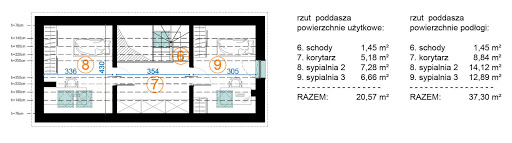 Pilawa 03 całoroczny - Rzut poddasza