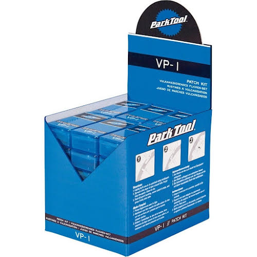 Park Tool Vulcanizing Patch Kit: Display Box with 36 Individual Kits