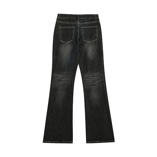 Title 3, Fashion Personality Loose Denim Trousers for Me...