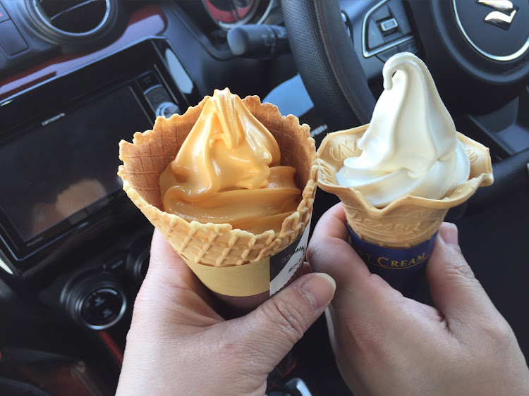 スイフトスポーツのうどん県・タイヤ交換完了！・トラブル発生！・ミニストップのソフトクリーム🍦に関するカスタム事例の投稿画像4枚目