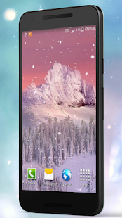 Sníh Romantika Živé Tapety - náhled