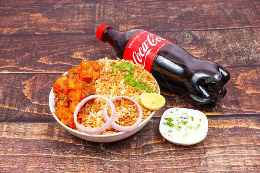 Paneer Biryani Regular With Coke[750 Ml]