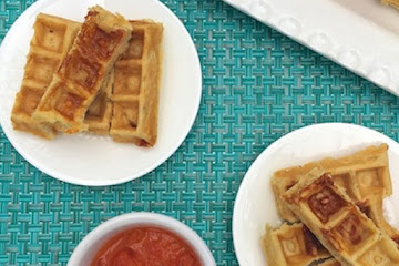 Pizza Waffle Dippers