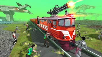 Train shooting - Zombie War Screenshot