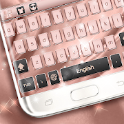 Pink Gold Keyboard Theme 10001006 Icon