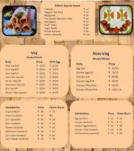 Ritika's Rolls menu 2