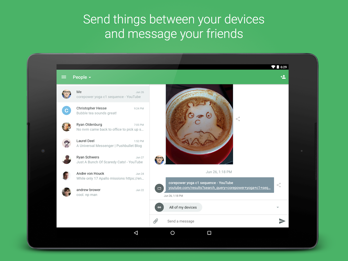    Pushbullet - SMS on PC- screenshot  