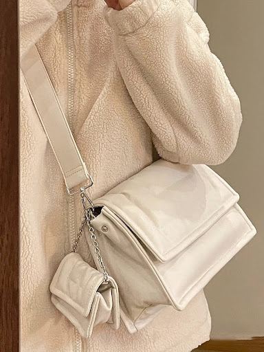 Title 8, Large Capacity Stacked Shoulder Crossbody Under...