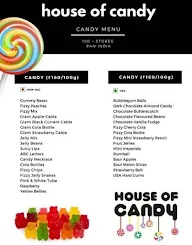 House of Candy menu 1