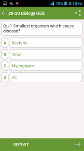 20-20 Biology Quizzes Screenshots 3