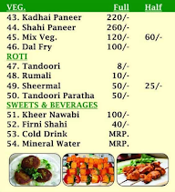 Hussaini Hotel menu 6