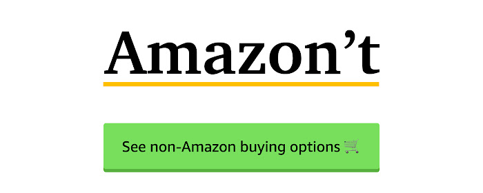 Amazon't - See non-Amazon buying options marquee promo image