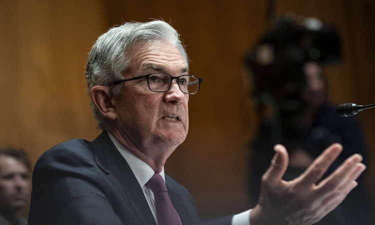 US Federal Reserve chair Jerome Powell. Picture: BLOOMBERG/AL DRAGO