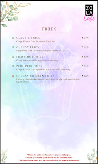 Zoca Cafe menu 8