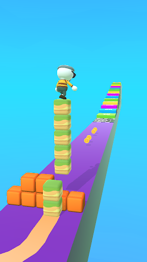 Screenshot Cube Surfer:Food Skateboard