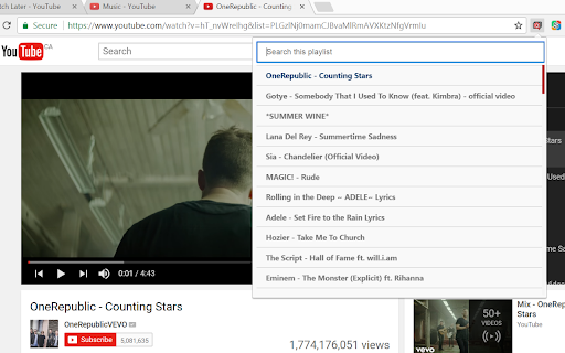Playlist Search for YouTube™