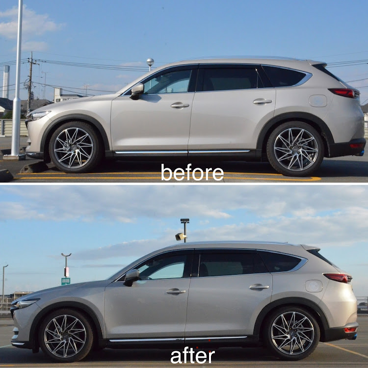 CX-8のMazdaCamarades・車高調整に関するカスタム事例の投稿画像5枚目