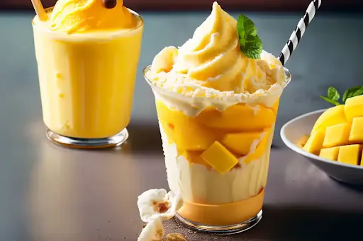 Mango Shake With Chocolate