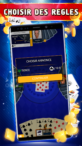 Coinche Offline - Single Player Card Game screenshots 3