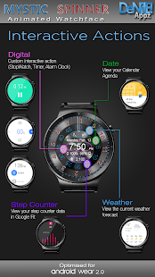 How to download Mystic Spinner HD Watch Face Varies with device apk for pc