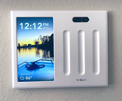 Brilliant Smart Home Control (Bedienfeld mit 3 Schaltern)