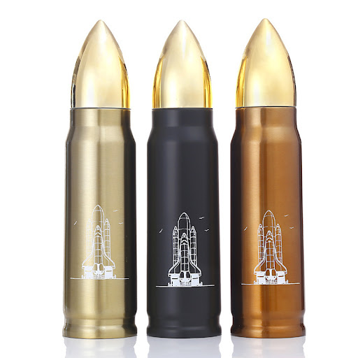 Title 2, Bullet Stainless Steel Vacuum Flask