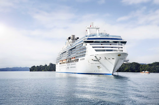 coral-princess-in-panama-canal-locks.jpg - Coral Princess en route to passing through the Miraflores & Gatun Locks of the Panama Canal. 