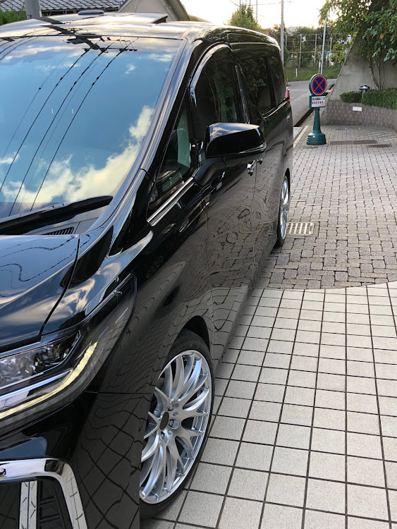 アルファードのアルファード・30アルファード・車高調整・EDFC不良・レイズ ホムラ 2×9に関するカスタム事例の投稿画像1枚目