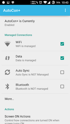 AutoCon+ Save Battery Data