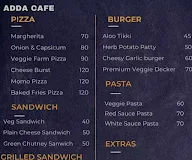 Adda cafe menu 1