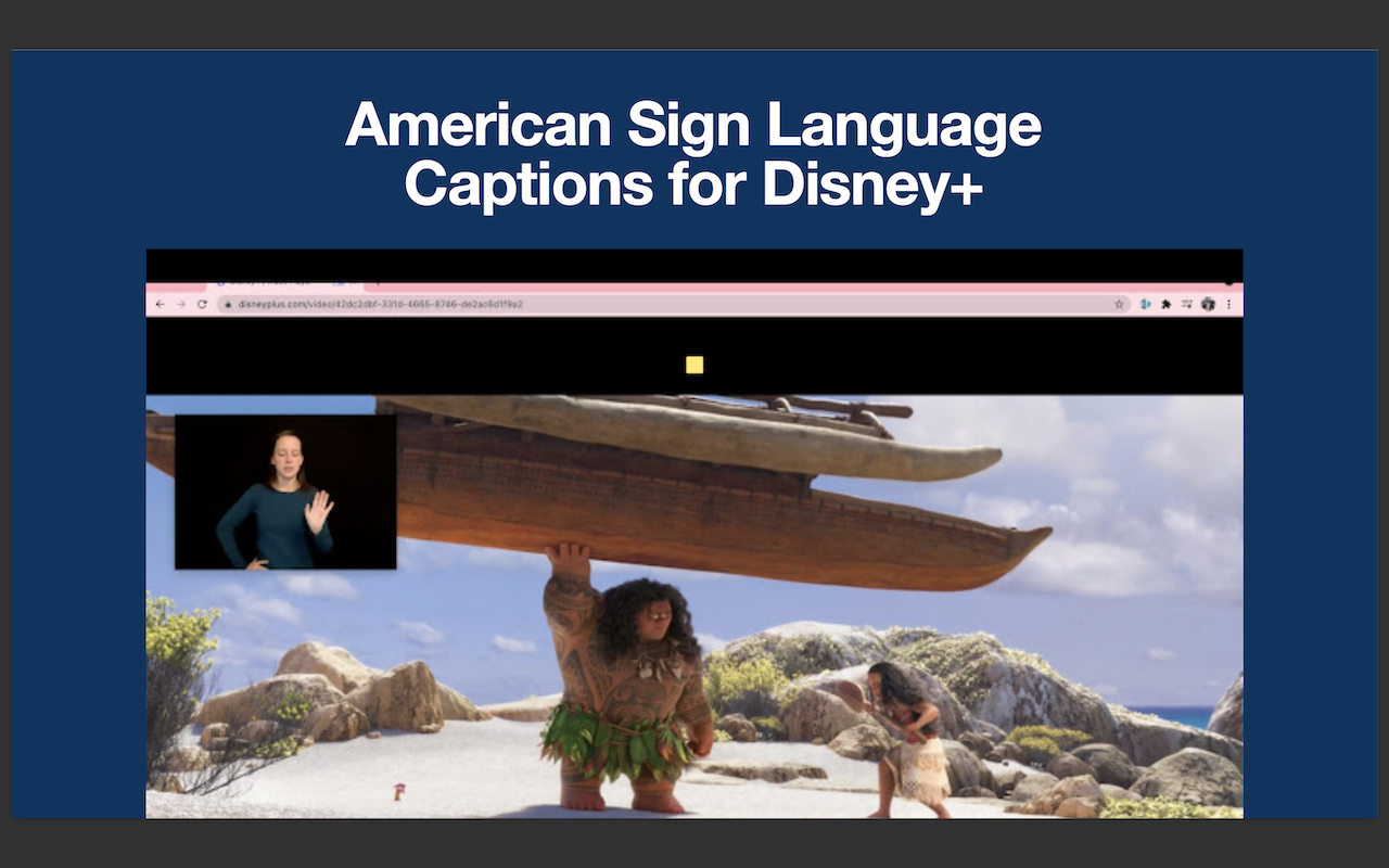 SignUp - Sign Language for Netflix & Disney+ Preview image 0