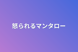 怒られるマンタロー