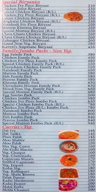 Sri Kaveri's Family Restaurant menu 2