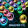 Magnetic balls icon