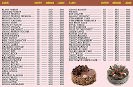 Cake Creation menu 1