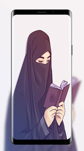 Hijab muslima Wallpapers cartoon