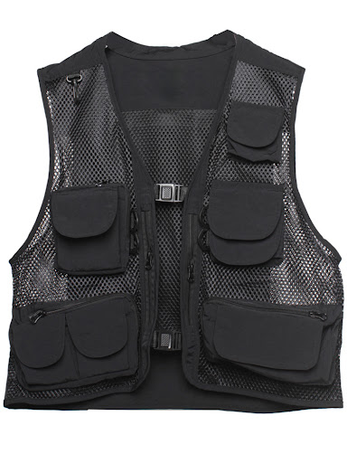 Title 5, Fashionable Mens Mesh Multi-Pocket Tooling Ves...