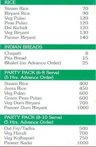 Only parcels menu 2