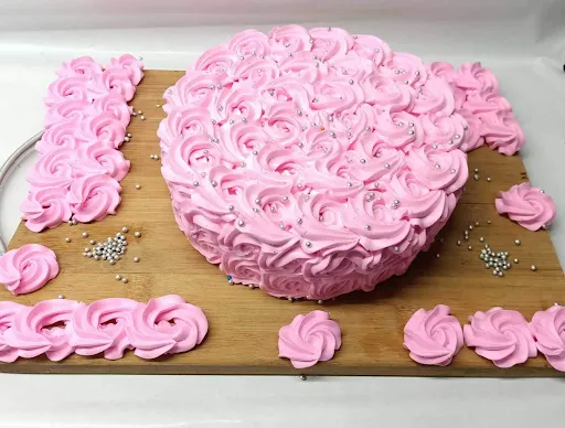 Strawberry Rose Cake