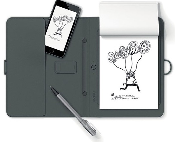 Устройство Wacom Bamboo Spark позволяет оцифровывать записи, сделанные от руки