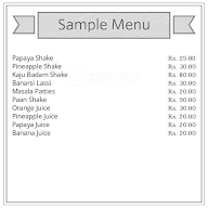 Juice Walas Cafe menu 1
