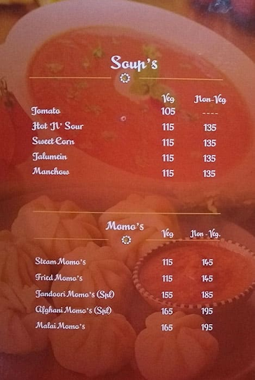 Royal Punjab menu 