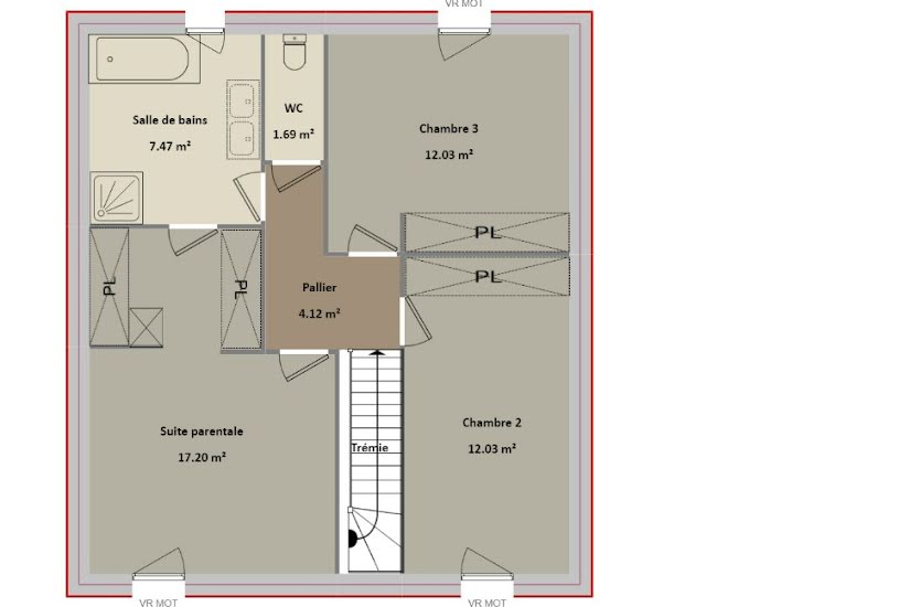  Vente Terrain + Maison - Terrain : 511m² - Maison : 117m² à Pecqueuse (91470) 